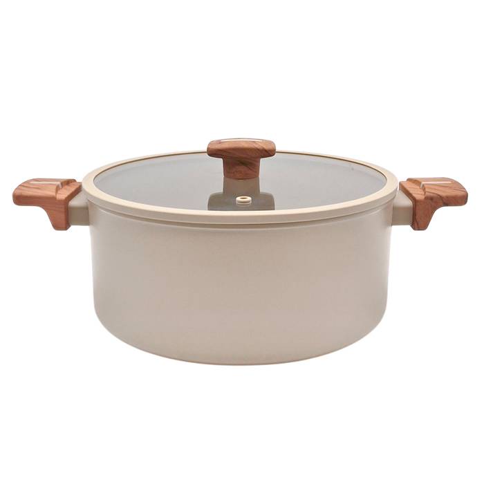 Cacerola Carol 28Cm. Forjado Beige