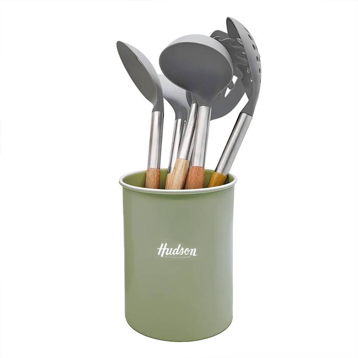 Set Utensilios M/Madera Olive Hudson
