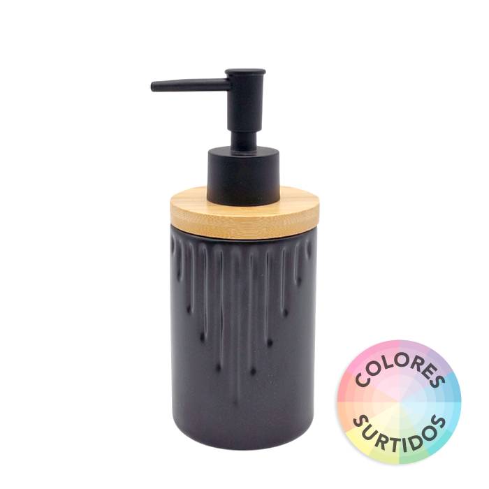 Dosificador Ceramica T/Bambu