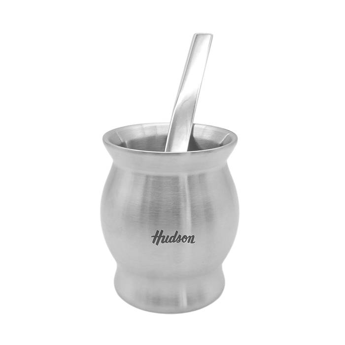Set Mate/Bombilla Hudson Bombe Acero Inox.