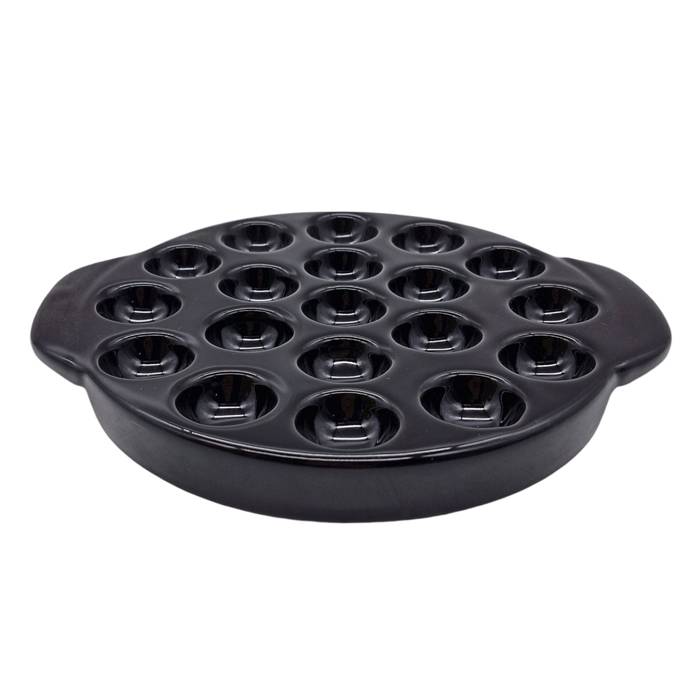 Provoletera Ceram. Negra 19 Bocados