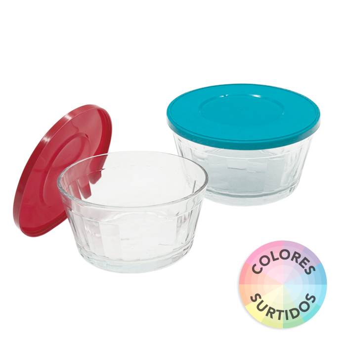 Bowl Americano 13Cm C/Tapa Plas