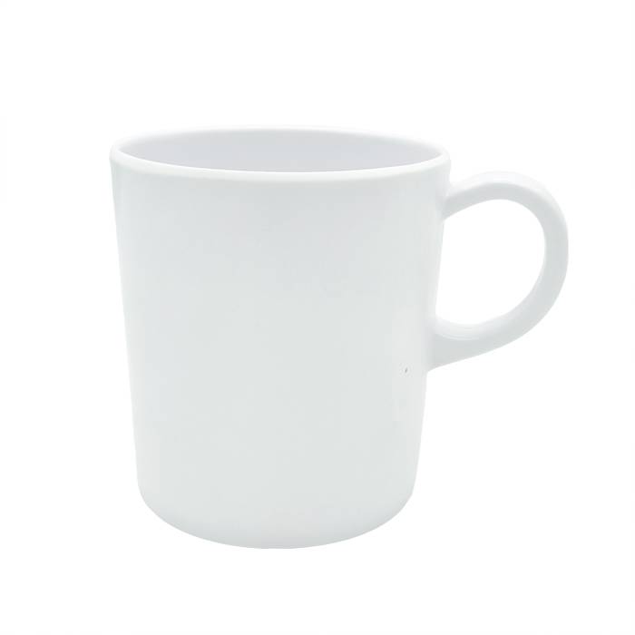 Jarro Mug Melamina Blanca 250Cc