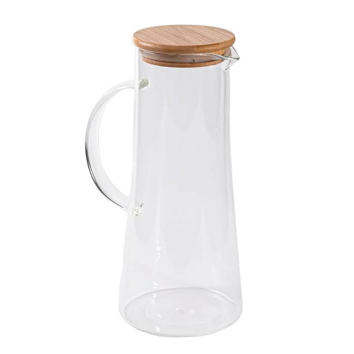 Jarra Vidrio T/Bambu 1470Ml Hudson