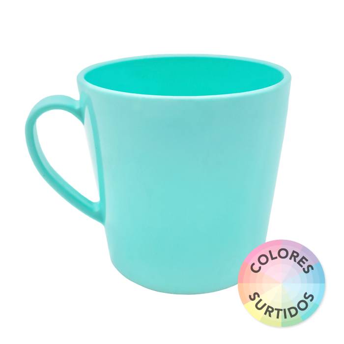Taza Plastica Conica Lisa 400Cc
