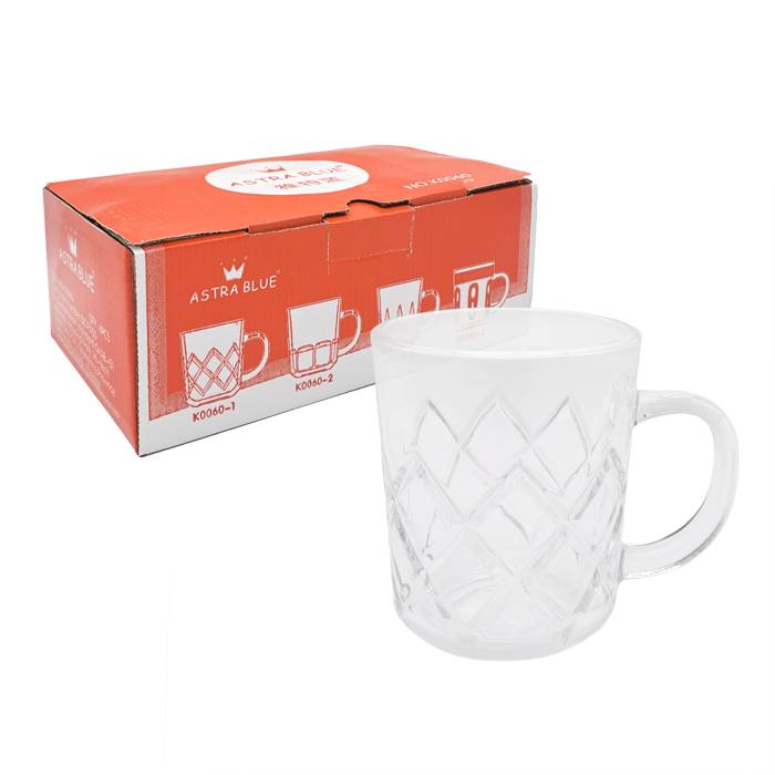 Jarro Cafe Vidrio Labrado Caja X6