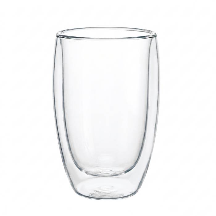 Vaso Doble Vidrio 450Ml.