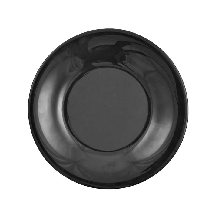 Plato Opal Negro Postre 19Cm Carol