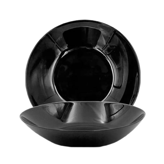 Plato Opal Negro Hondo 20Cm Carol