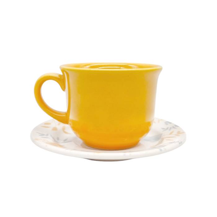 Taza De Te C/Plato Bem-Te-Vi