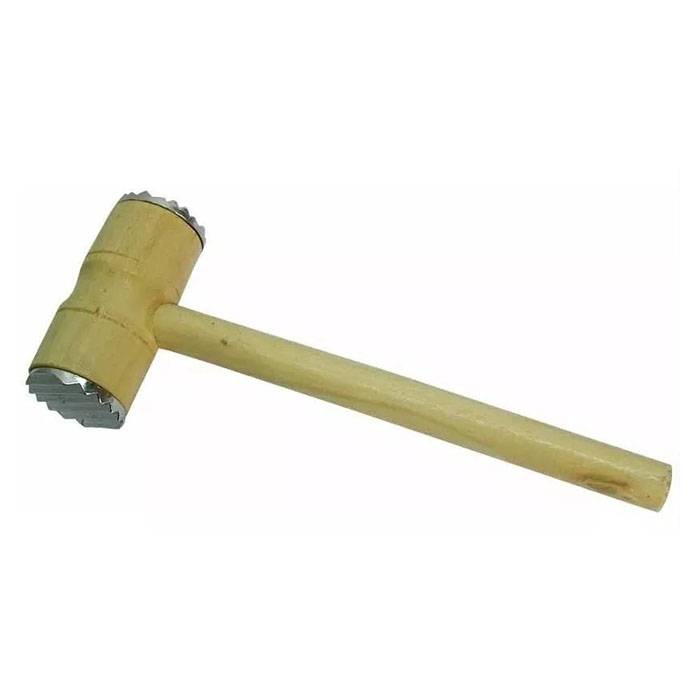 Bate De Bife Grande Madera / Metal