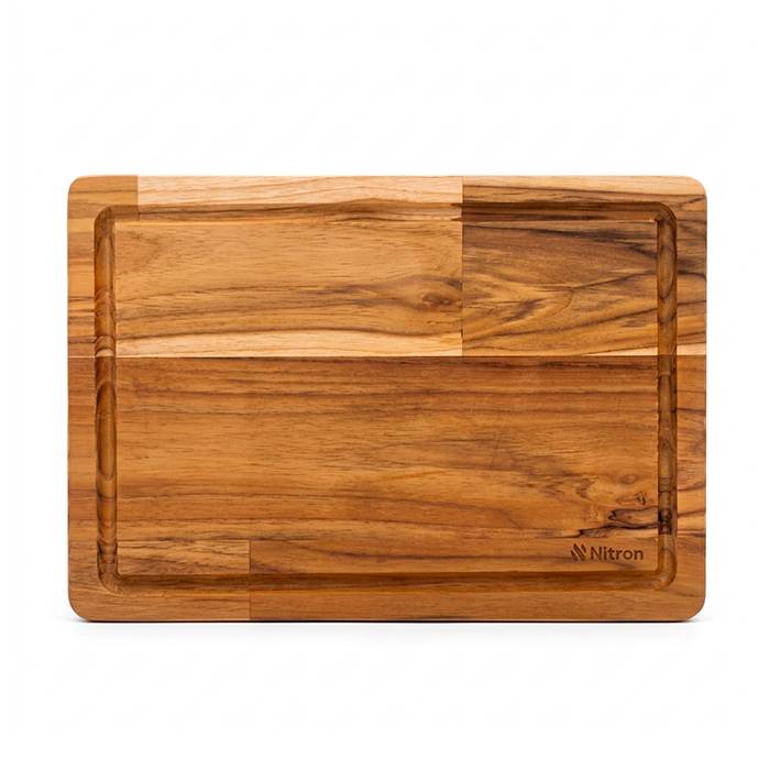 Tabla De Picar Teca 33X23Cm. Nitron