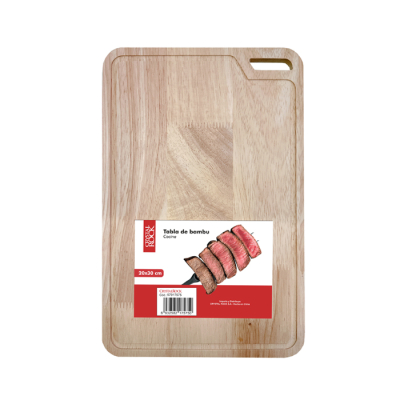 Tabla De Picar Bambu 20X30Cm. Cr
