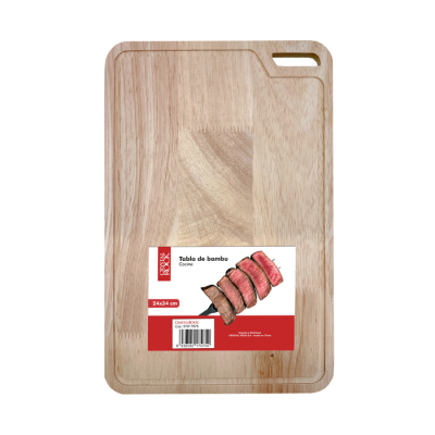 Tabla De Picar Bambu 24X34Cm. Cr