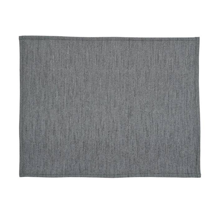 Mantel Individual Rafia Gris Cl. Rectang.