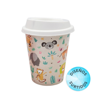 Vaso Jaguar Decorado Con Tapa 