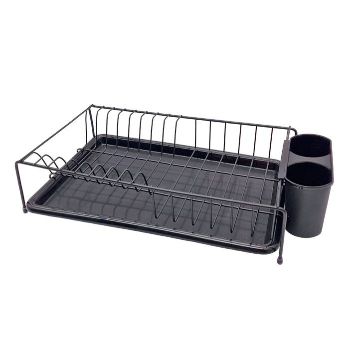 Secaplatos Negro 1 Piso 8 Platos C/Cubi.
