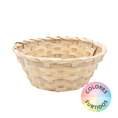 Panera Mimbre Redonda 20Cm