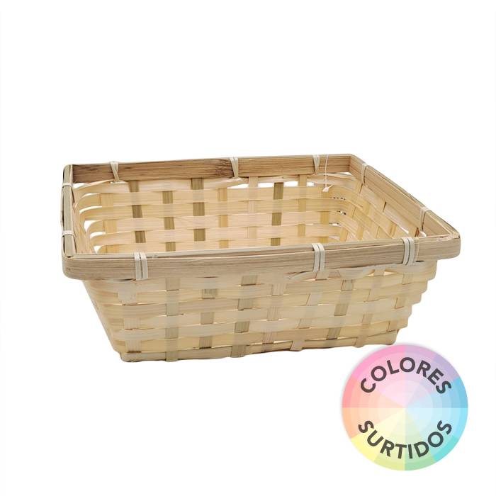 Panera Mimbre Rectangular 25X18Cm