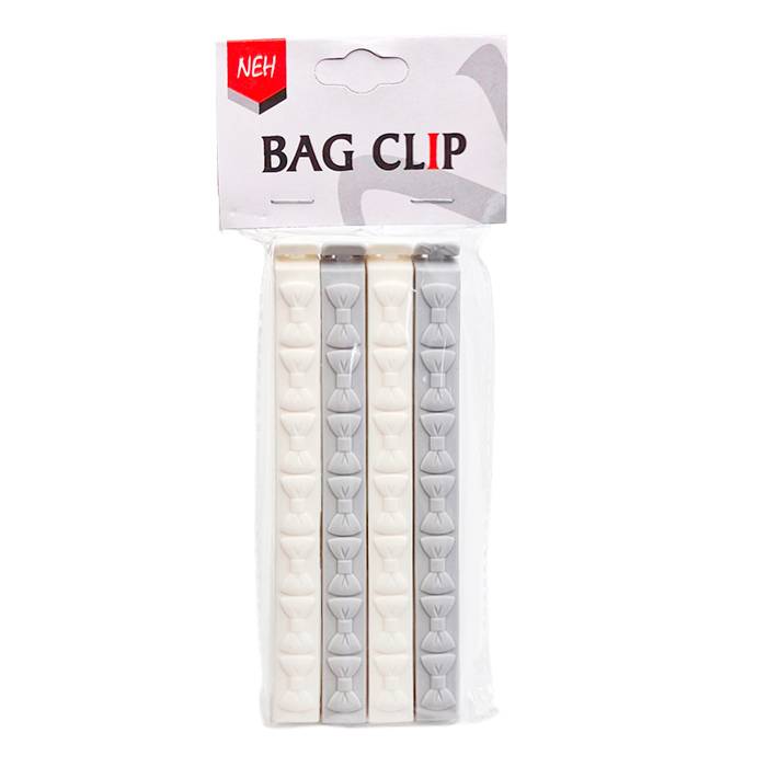 Cierra Bolsas X4 Plastico 15Cm.
