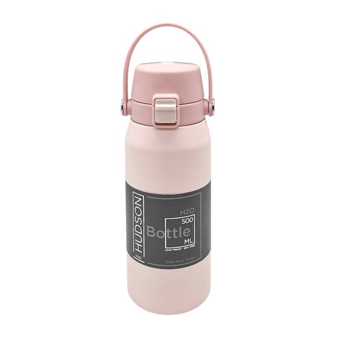 Termo Deportivo Hudson T/ Flip Rosa 500Ml.