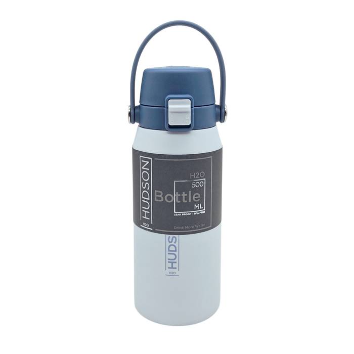 Termo Deportivo Hudson T/ Flip Celeste 500Ml.
