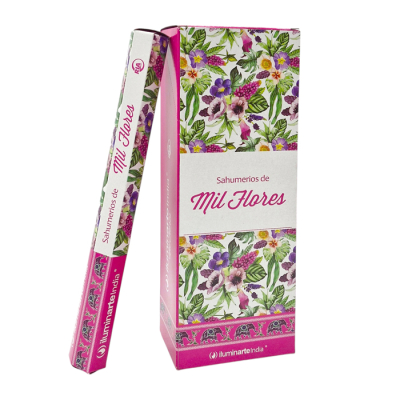 Sahumerio Hexagonal Mil Flores