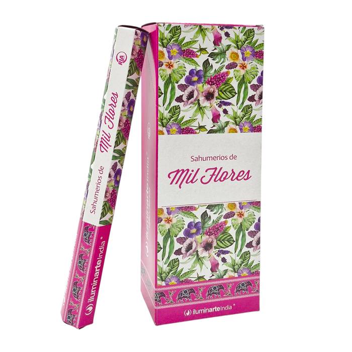 Sahumerio Hexagonal Mil Flores