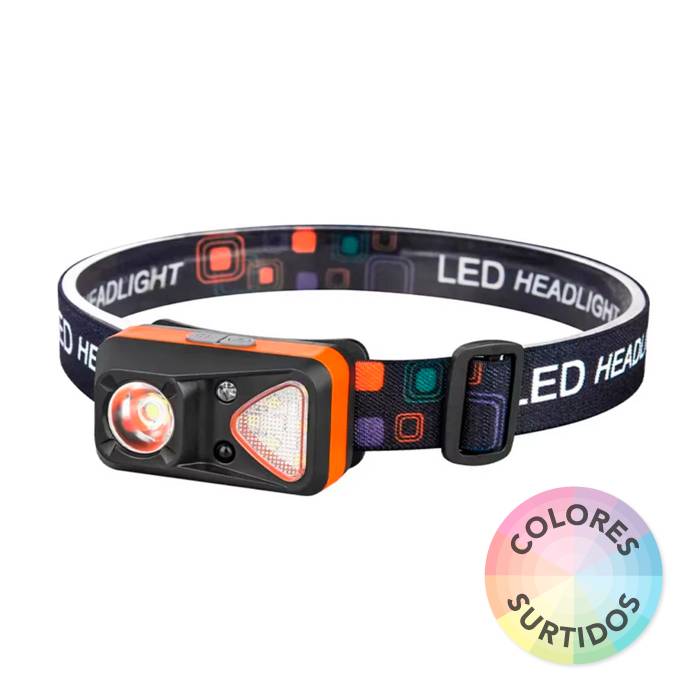Linterna Led Vincha C/Sensor