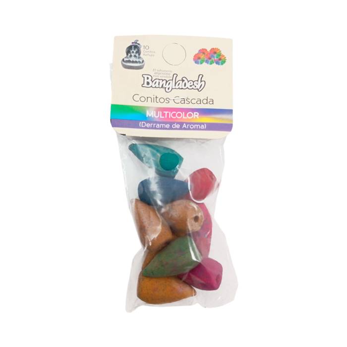 Sahumerio Cono Cascada X10 Unid.