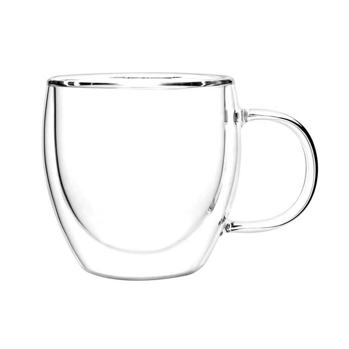 Taza Cafe Doble Vidrio 120Cc