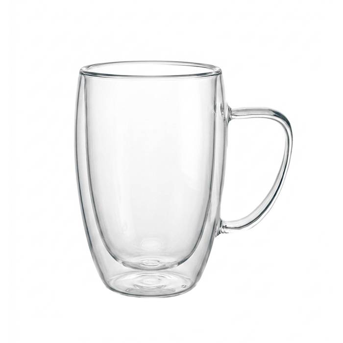Taza Cafe Doble Vidrio 450Cc