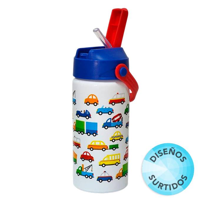 Botella Aluminio Deco. Infantil 500Ml