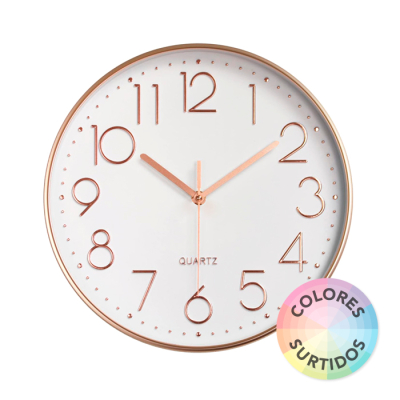 Reloj De Pared 25Cm.