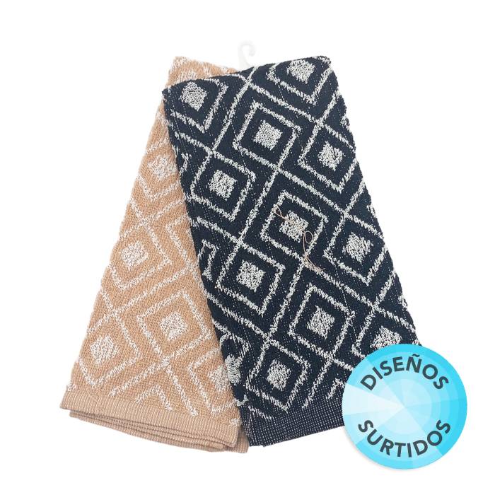 Repasador Algodon Diseños Set X2