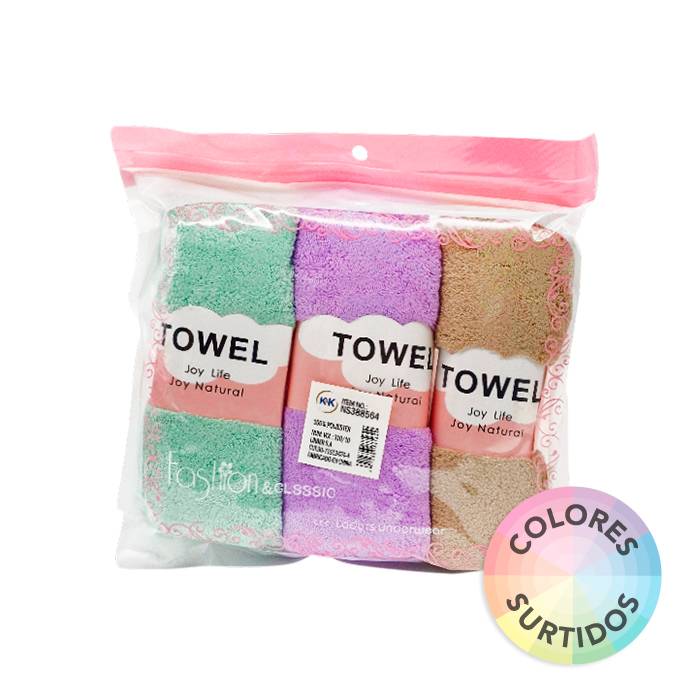 Toalla Lisa Poliester Pack X3