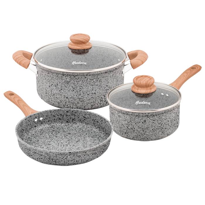 Bateria Hudson 5Pz Granito Forjado