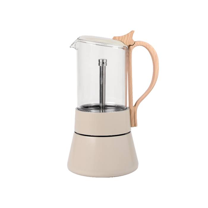 Cafetera Hudson Ita. Acero/Vidrio Harmony