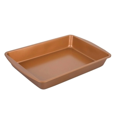 Asadera Rect. 36,5Cm. Cobre Larhaus