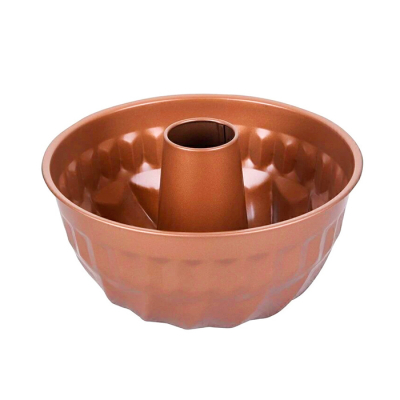 Savarin Alto Acanalado 22Cm. Cobre Larhaus