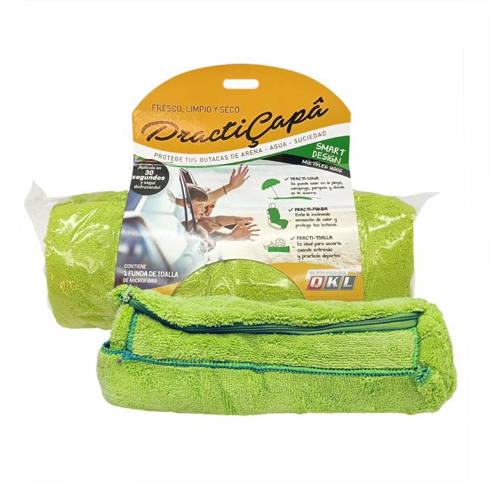 Funda Cubre Asiento Verde Microfibra