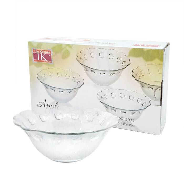 Set X6 Compoteras Manzana