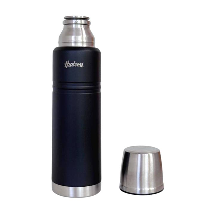 Termo Hudson 1 Lt. Acero Negro