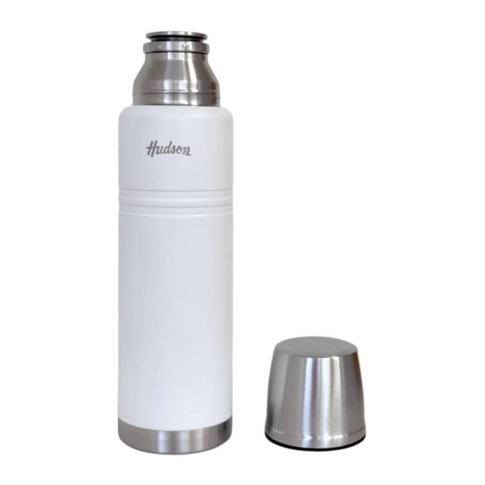 Termo Hudson 1 Lt. Acero Blanco