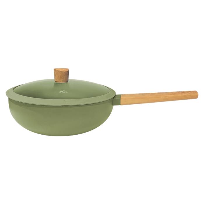 Wok Hudson Olive C/ Tapa 28Cm.