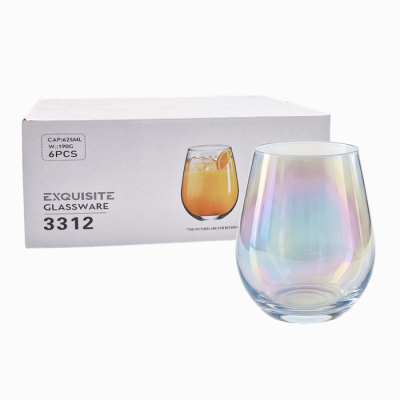 Vaso Bombe Tornasol. 625Cc. Pack X6