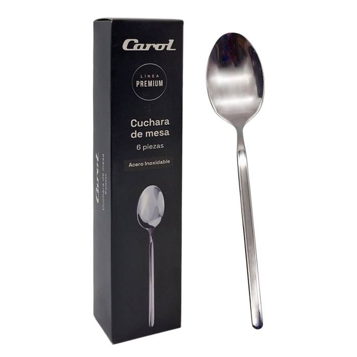 Cuchara Acero Inox. Carol Caja X6