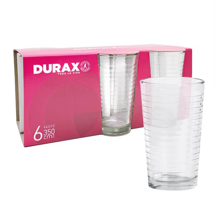 Vaso Durax Cobra 350Cc Pack X6