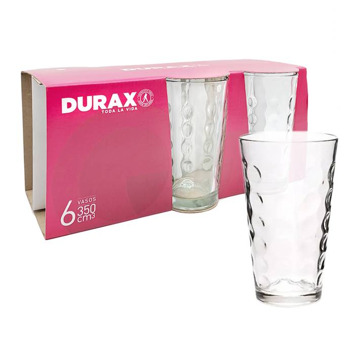 Vaso Durax Irupe 350Cc Packx6