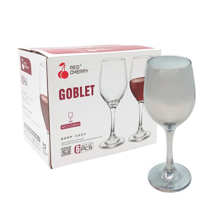 Copa Agua/Vino Fume 330Cc. Pack X6